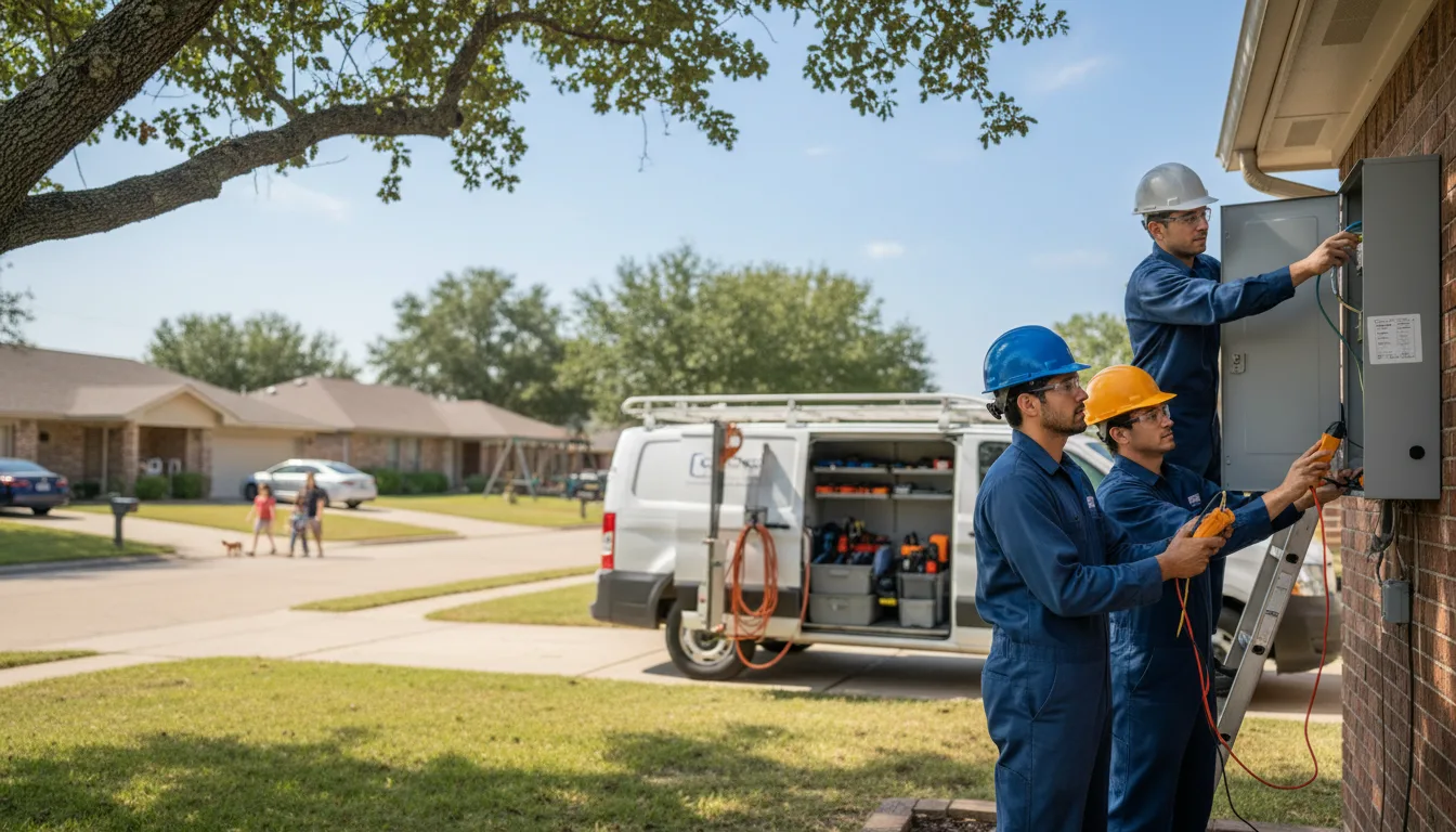 Certified electrician providing emergency electrical services in Baton Rouge, LA